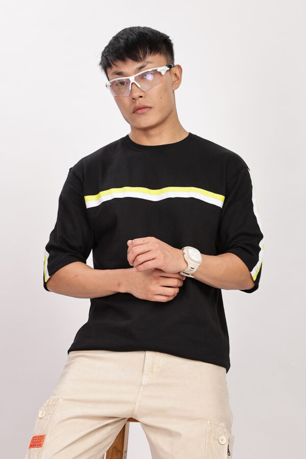 Oversized Black Striped
